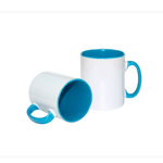 Taza Color Interior 11oz Sublimación 12 Pzas