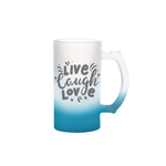 Tarro Glaseado Cervecero 16oz Sublimación 6pzs