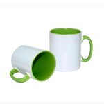 Taza Color Interior 11oz Sublimación 12 Pzas
