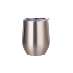 Vaso Vino Acero Inoxidable 12oz Plata Sublimación