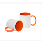 Taza Color Interior 11oz Sublimación 12 Pzas