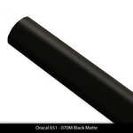 Vinil De Corte Oracal 651, Negro Brillante O Mate