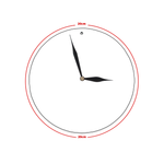 Reloj Mdf Redondo 20 Cm Sublimación Color Make