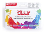 Marcadores De Sublimación Siser, Caja 6pzs