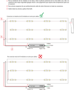 Tira De 25 Módulos Led V5 Pro 1.2w / Anuncios Luminosos