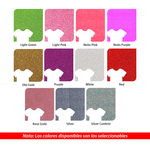 Vinil Textil Detalle Siser Glitter De 50cm Metro Lineal