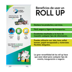 Roll Up Banner Publicitario De Aluminio 85x200