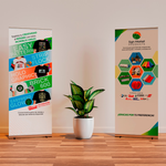 Roll Up Banner Publicitario De Aluminio 85x200