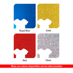 Vinil Textil Siser Glitter Reflejante De 50cm Metro Lineal