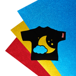 Vinil Textil Siser Glitter Reflejante, Hoja De 30x50cm