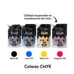 Kit Tinta Sublimación 125g Color Make Cmyk