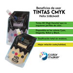 Kit Tinta Sublimación 125g Color Make Cmyk