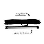 Porta X Banner Publicitario De Fibra De Vidrio 60x160