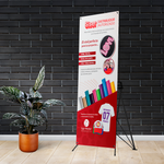 Porta X Banner Publicitario De Aluminio De 80x180