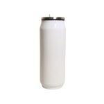 Lata de Refresco con Popote Acero Inoxidable 17oz