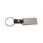 Llavero Sublimable Rectangular de Metal con Correa de Piel Sintética 2.5 x 4.5 cm – Orca