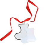 Colgante Navideño Sublimable de Metal con Listón – Orca
