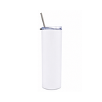 Termo Delgado Acero Inoxidable 20oz Blanco