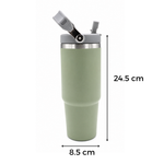 Termo con Agarradera Acero Inoxidable 30oz