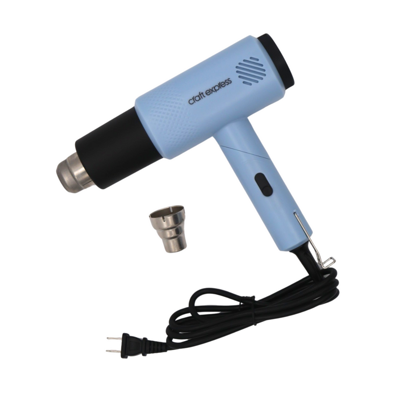 Pistola de Calor Plegable Azul Claro