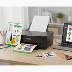 Vinil Imprimible Adhesivo Inkjet Blanco Brillante 20 Hojas A4