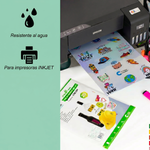 Vinil Imprimible Adhesivo Inkjet Tornasol 20 Hojas