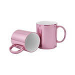 Taza Espejo Rosa Cobrizo 11oz Sublimación 12pzs