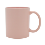 Taza Macaron 11oz Sublimacion Rosa 12 Pzs