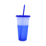 Vaso Mágico Cónico De Plástico Para Dtf Y Uv 710ml Azul Marino 10 pzs