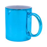 Taza Espejo Azul 11oz Sublimación 12pzs