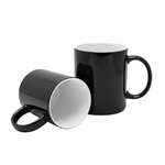 Taza Mágica Negro Brillante 11oz Sublimación 12pz
