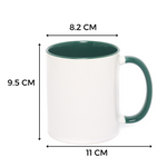 Taza Color Interior 11oz Sublimación