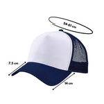 Gorra Trucker para Sublimar Azul Marino 10 pzs
