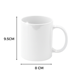 Taza Espejo Blanca 11oz Sublimación 12pzs