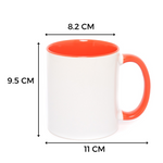 Taza Color Interior 11oz Sublimación