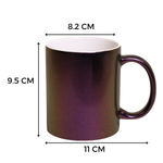 Taza Mágica Neón Perlada 11oz Sublimación 12pzs