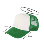 Gorra Trucker para Sublimar Verde 10 pzs