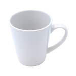 Taza Blanca Conica 12oz Sublimación 12pzs