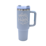 Termo Acero Inoxidable 40 Oz Con Popote