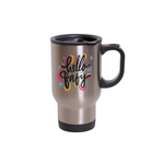 Taza Viajera Acero Inoxidable 14oz Plata