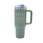 Termo Acero Inoxidable 40 Oz Con Popote