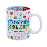 Taza Interior Thank You 11oz Sublimación 12pzs