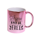 Taza Espejo Rosa Cobrizo 11oz Sublimación 12pzs