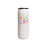 Lata de Refresco con Popote Acero Inoxidable 17oz