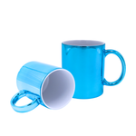 Taza Espejo Azul 11oz Sublimación 12pzs