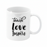 Taza Espejo Blanca 11oz Sublimación 12pzs