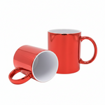 Taza Espejo Rojo 11oz Sublimación 12pzs